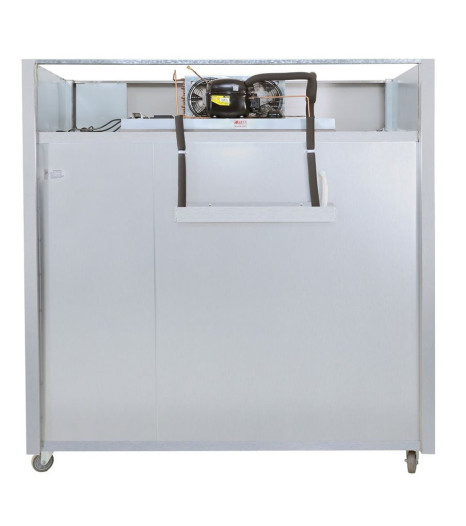 Suf1500 Three Door Ss Upright Storage Freezer Back