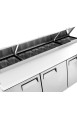 3 DOOR PIZZA PREP TABLE FRIDGE - MPF8203