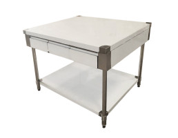 Swbd10 1200 Ss Commercial Kitchen Bench Angled