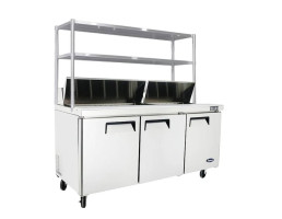Atosa 3 Door Sandwich Prep Table Fridge